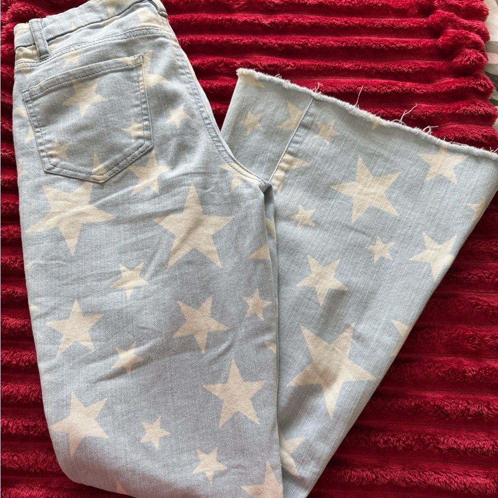 Madden Girl Light Blue Star Jeans